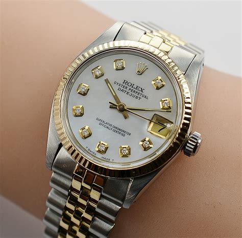 vintage gold womens rolex|Rolex 18k gold watch price.